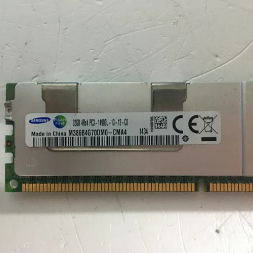 Memória Sdram Samsung 32gb Ddr3-1866mhz 4rx4 Pc3-14900l (Usado)