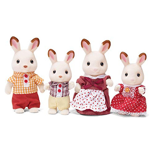 Calico Critters, Hopscotch Rabbit Family, Dolls, Doll House