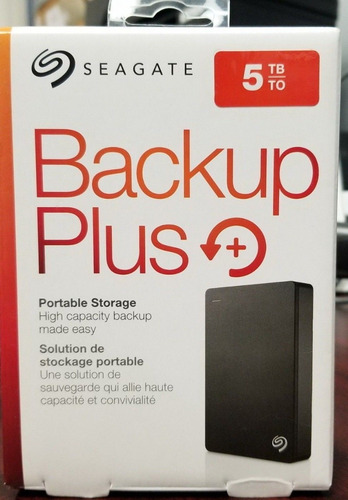 Disco Duro Externo Portable Seagate Portable 5tb Backup Plus
