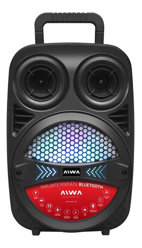 Parlante Portatil Aiwa Aw-p240d Bluetooth Radio Fm 2500w