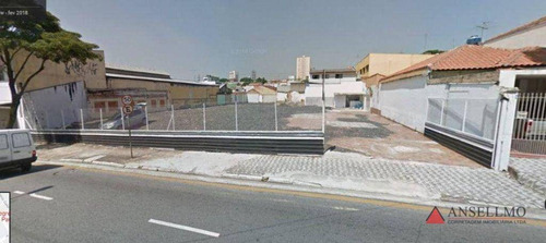 Imagem 1 de 1 de Terreno Para Alugar, 1310 M² Por R$ 15.000,00/mês - Barcelona - São Caetano Do Sul/sp - Te0140