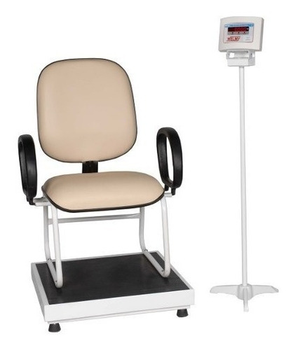 Imagem 1 de 4 de Balança Hospitalar Cadeirante Led W300 60x60 Confort - Welmy