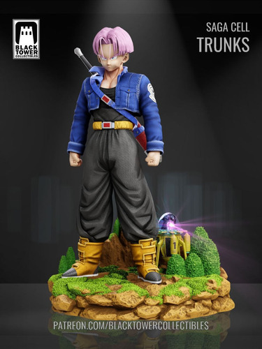 Archivo Stl Impresión 3d - Dragon Ball - Trunks Cell Saga + 