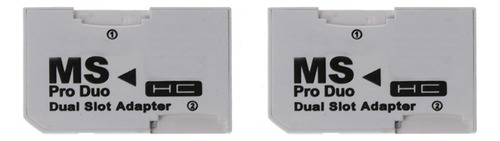 2 Lectores De Tarjetas Memory Stick Pro Duo Micro-sd Tf A Ms
