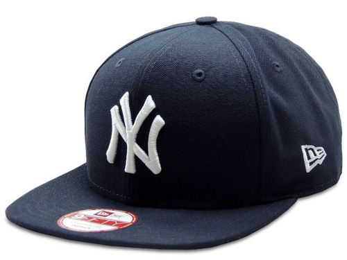 Boné Snapback New York Yankees Of Azul Marinho Aba Reta