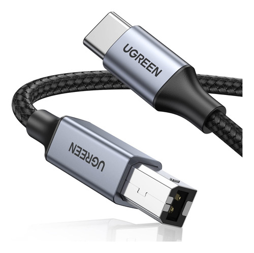 Ugreen Cable Usb B A Usb C De 16 Pies, Cable De Impresora Us