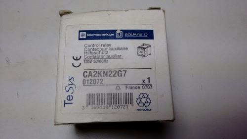 Imagem 5 de 6 de Contactor Auxiliar Telemecanique/tesys - Ca2 Kn 22g7 - 120 V