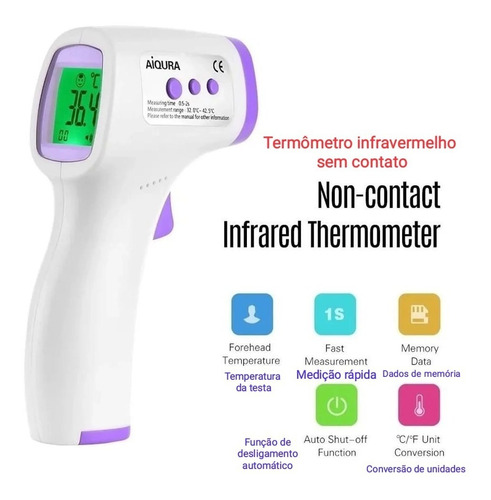 Termômetro Digital Medidor De Temperatura Corporal Dm-300