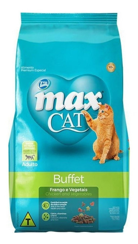 Alimento Gato Adulto Max Cat Buffet 8 Kg / Mundo Mascota