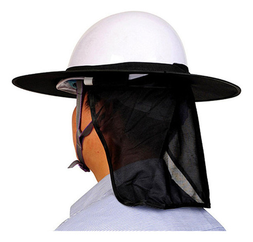 W Sombrero Duro De Seguridad Parasol Protección Solar Casco