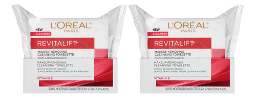 L'oreal Paris Revitalift - Toallitas Limpiadoras Faciales R.