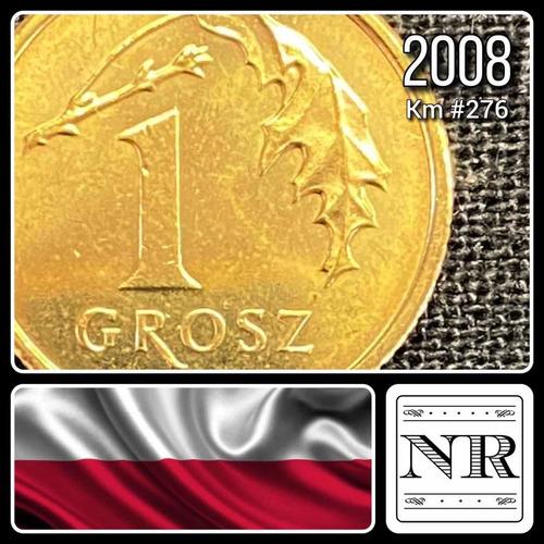 Polonia - 1 Grosz - Año 2008 - Y #276 - Aguila 