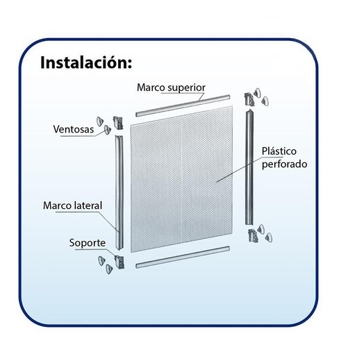 Imagen 3 de 8 de Separador De Acuario Perforado 29x40 Cm Divisor Pecera Peces