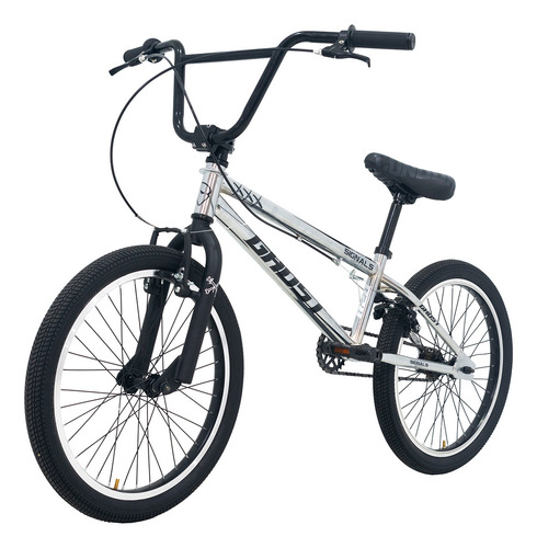 Bicicleta Ghost Signals Rodada 20 Cromo Infantil Color Plateado Tamaño del cuadro M