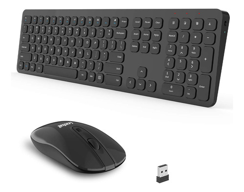 Wireless Keyboard And Mouse Combo, Leadsail Compact Quiet