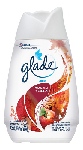 Glade Cono Gel - Manzana y canela - Unidad - 1 - 170 g