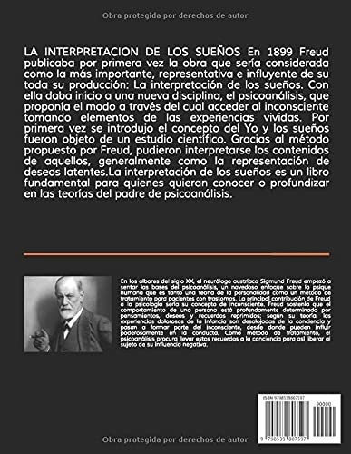 La Interpretacion De Los Sueños (annotated) -..., De Freud, Sigmund. Editorial Independently Published En Español