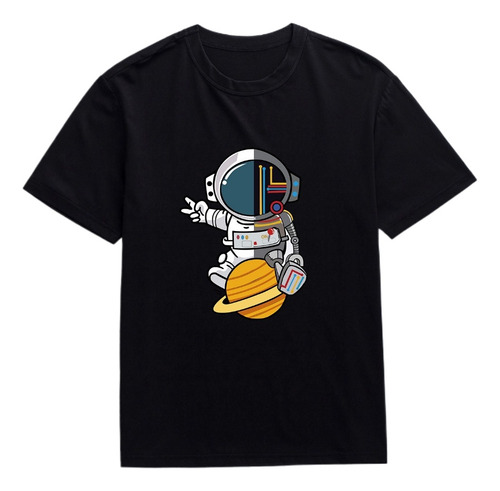 Playera De Verano Con El Emblema De Space Explorer Para Homb