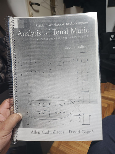 Analysis Of Tonal Music - Cadwallader  Gagné