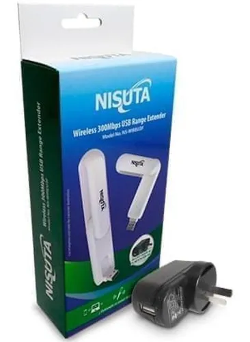 Repetidor Wifi Usb Extensor Se al Nisuta Nswireu3f 300mbps