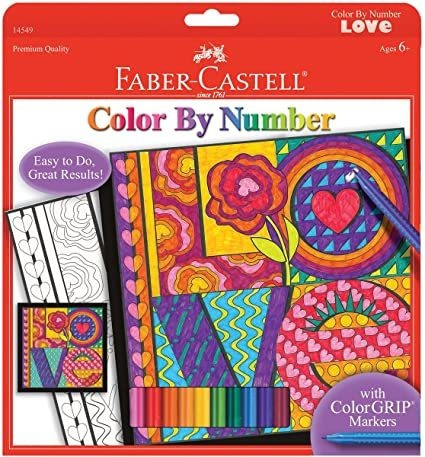 Faber-castell - Color Por Número De Amor Arte Kit - Prima Ki