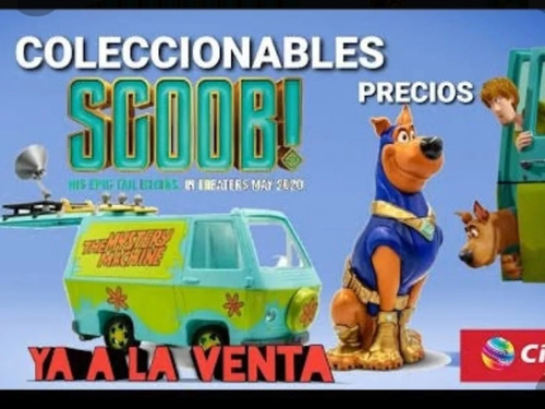 Cinemex Scooby Doo Y Palomera Máquina Misterio 