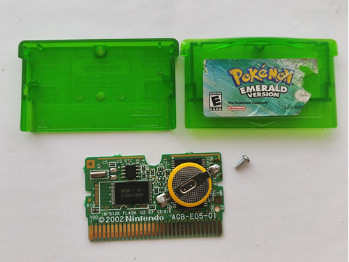 Pokemon Emerald Version (u) Juego Gameboy Advance Gba Genuin