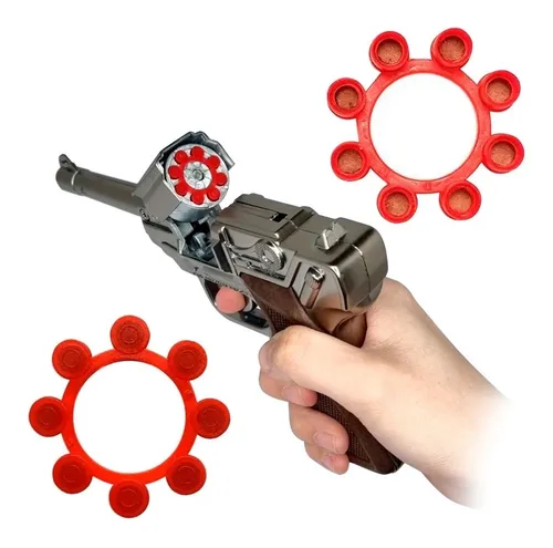 Capsulas De 8 Tiros Balas Revolver Pistola Fulminante Atrix