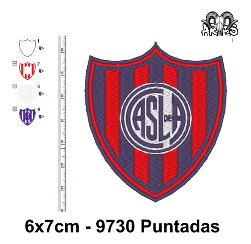 Matriz Para Bordado Club Atlético San Lorenzo De Almagro
