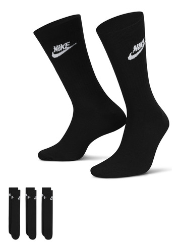 Calcetines Nike Sportswear Everyday Essential Unisex Negro