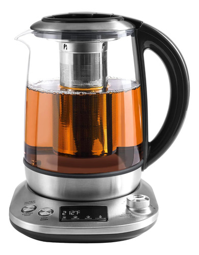 Mecity Tea Kettle Tetera Eléctrica Con Infusor Extraíble, 9
