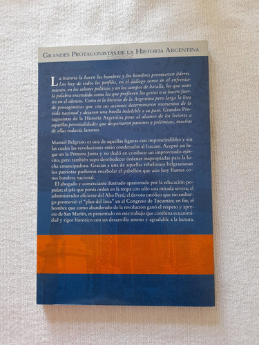 Protagonistas De La Historia Argentina - Manuel Belgrano (Usado)