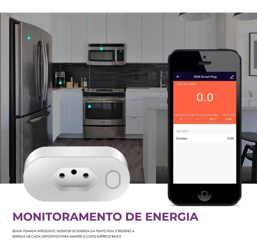Tomada Inteligente Automação 16a Liga E Desliga Via Celular