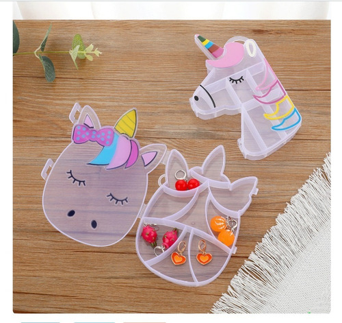 Caja Joyero Unicornio Transparente