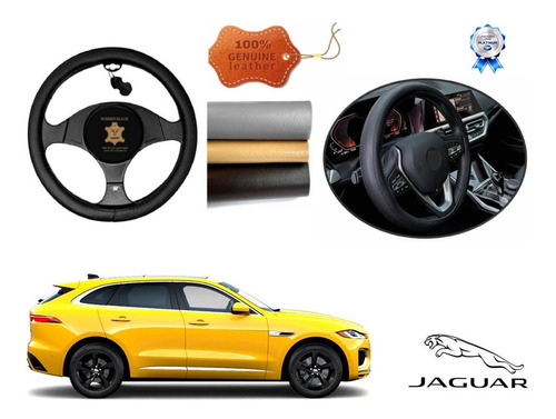 Funda Cubre Volante Piel Jaguar F-pace 2017 A 2021 2022 2023