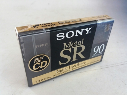 Cassette Nuevo Sony Metal Sr Type Iv 90 Minutos. Made Japan