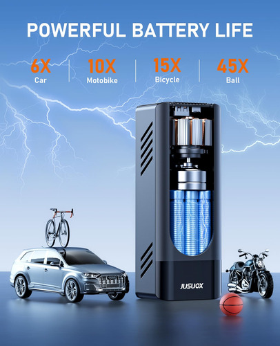 Inflador De Neumáticos Inalámbrico 150 Psi Portátil
