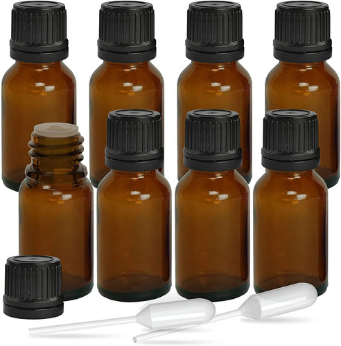 Essential Oil Bottles, Mini Amber Glass Bottles, Ml Pac...