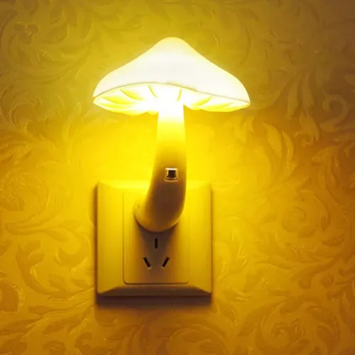 De Lámpara De Hongo Enchufe En Apliques De Pared Enchufe Luz