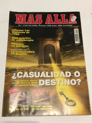 Revista Mas Alla Nro 118 Diciembre De 1998