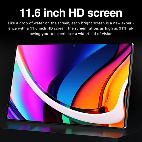 Tablet Android 13 11.6 512gb+12gb Ram Sim Con Teclado