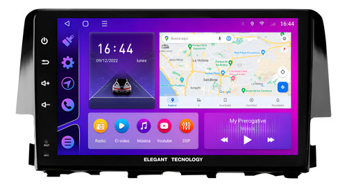 Autoradio Android 11 Honda Civic 2018 4+64gb 8core