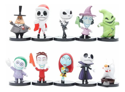 Juguetes Modelo Jack De Pesadilla Antes De Navidad, 10 Unida