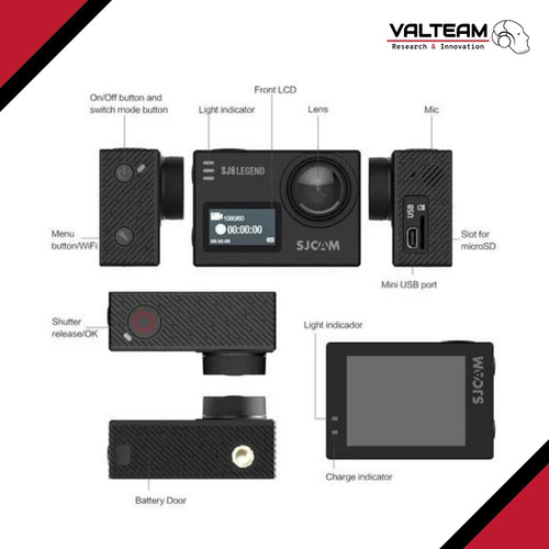 Imagen 5 de 10 de Cámara De Acción Sjcam Sj6 Legend 4k Táctil Wifi | Valteam
