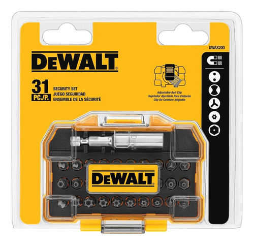 Dewalt Dwax200 Juego De Destornilladores De Seguridad, 31