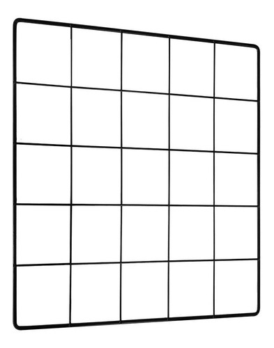 Painel De Fotos Memory Board 30x30 Preto Com Prendedores