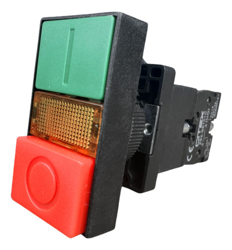 Botão De Emergência Com Trava Lay5-ew8475 Nf 22mm