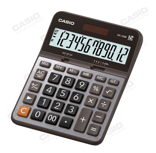 Imagen 1 de 2 de Calculadora De Escritorio Casio Dx-120b 