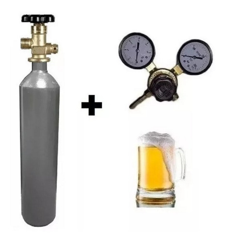 Imagen 1 de 10 de Regulador Manometro Carbonatar Cerveza + Tubo Co2 De 1/4 Mt3