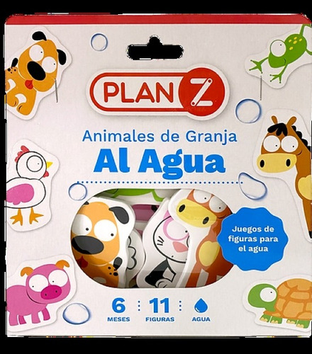 Juego De Figuras Para El Agua  Animalesde Granja Plan Z
